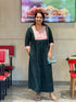 SMILES IN SHADES OF DARK GREEN - KURTA